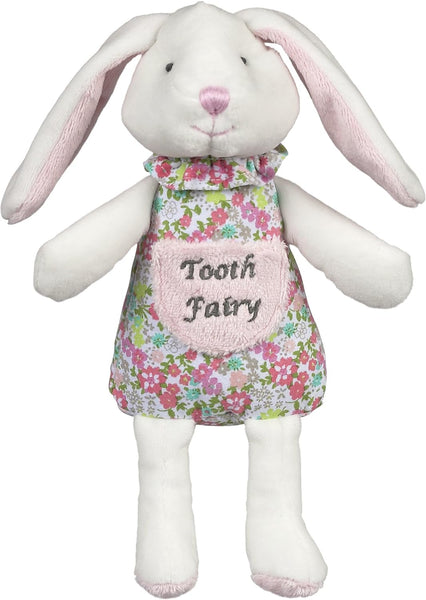 Tooth Fairy Set - Bunny Tooth Fairy Plush with Fancy Nancy and the Too Loose Tooth Book & 4 Tooth Fairy Receipt Cards