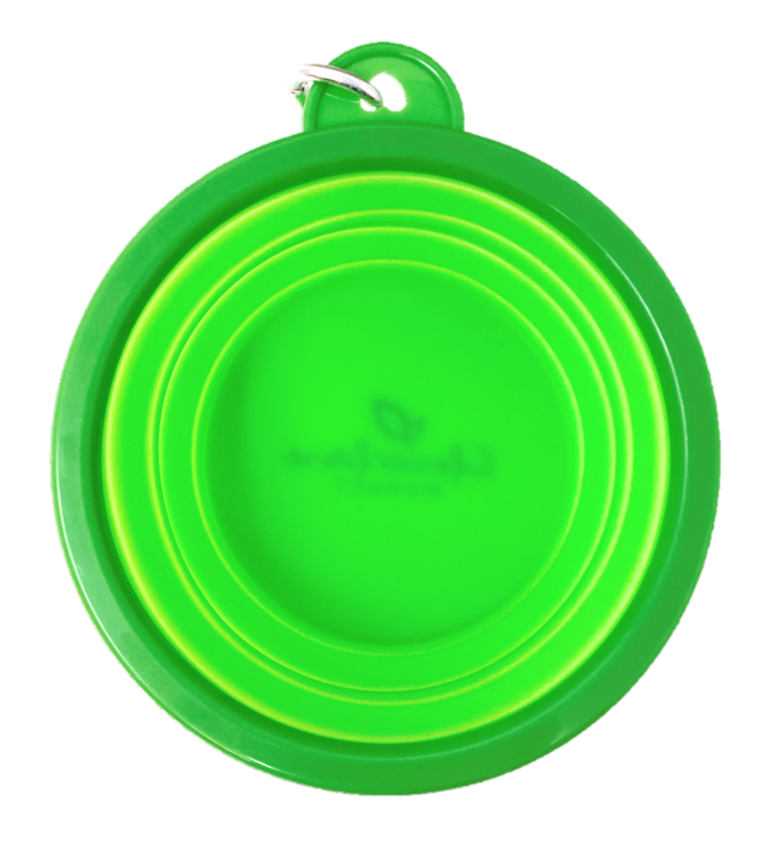 Collapsible Pet Bowl – Green Confetti - Be Made