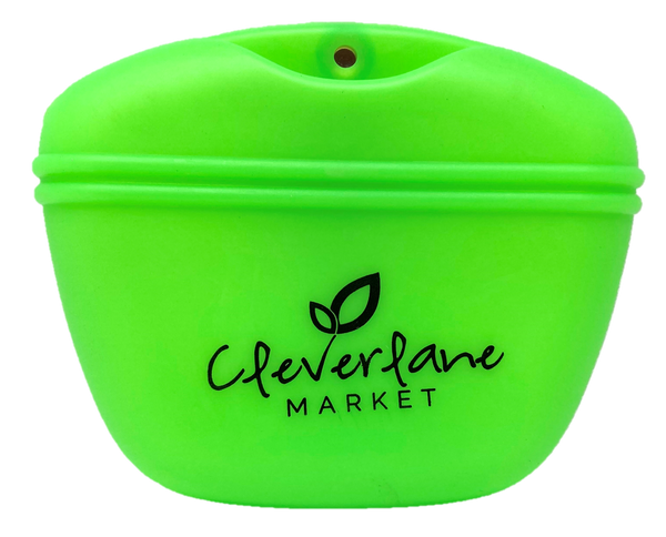 Cleverlane Market Silicone Pet Treat and Accessories Pouch - Green