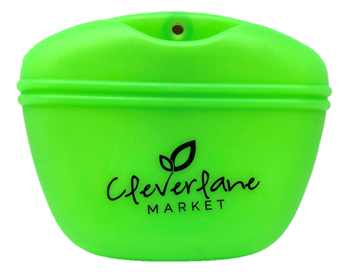 Cleverlane Market Silicone Pet Treat and Accessories Pouch - Green